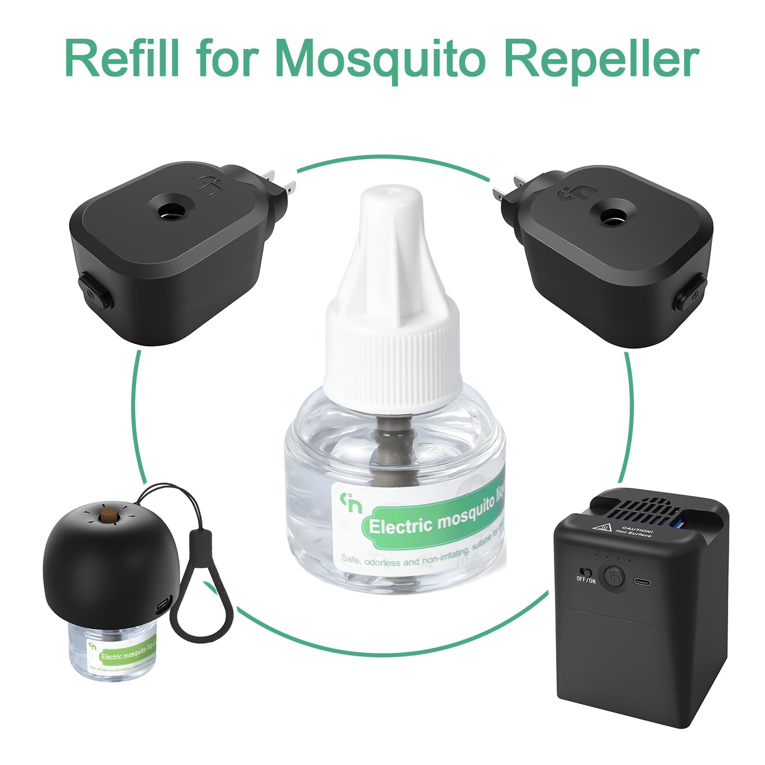 Simashts Q5 refill bottle shows 280 hours of use per bottle