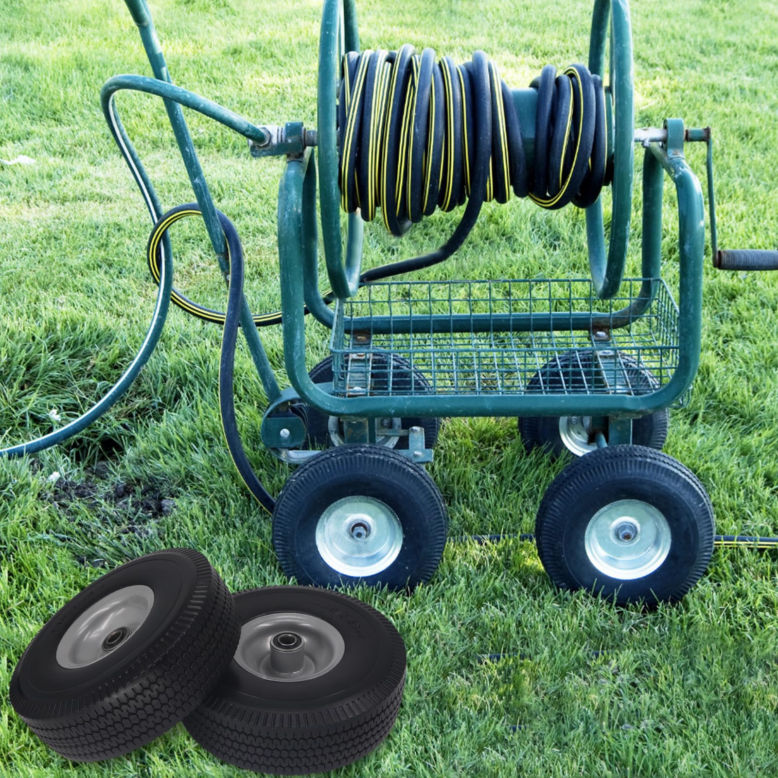 SIMEIQI 10-inch diameter wheel for stable, easy rolling