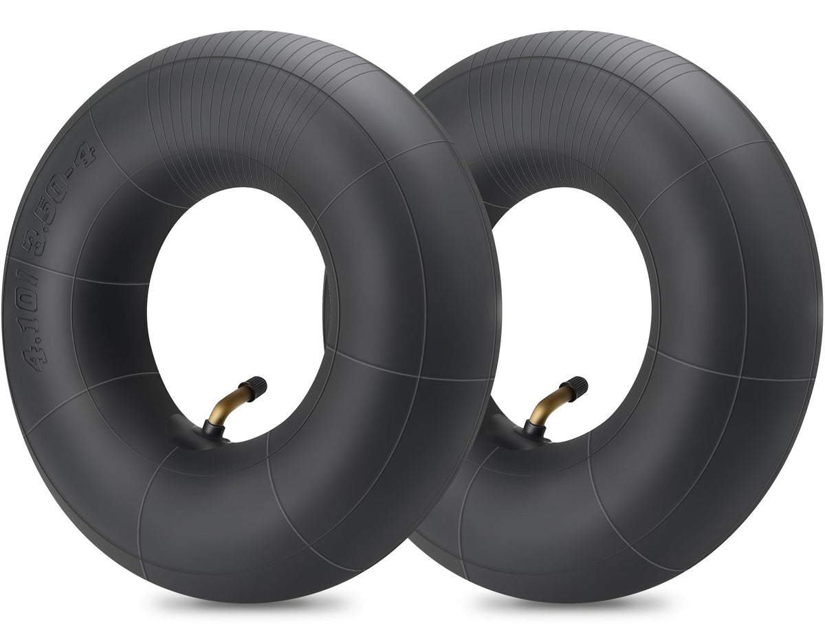 SIMEIQI inner tube with bent valve for 10-inch wheels, durable replacement.
