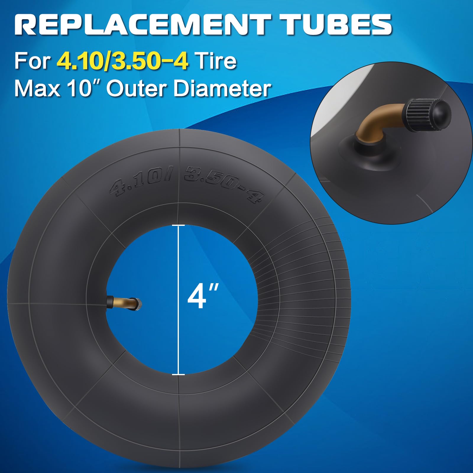 SIMEIQI inner tube with thicker walls to reduce punctures.
