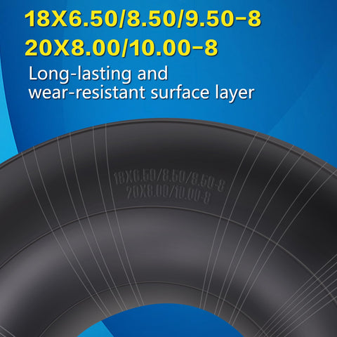 SIMEIQI natural rubber inner tube with thick walls for resilience.
