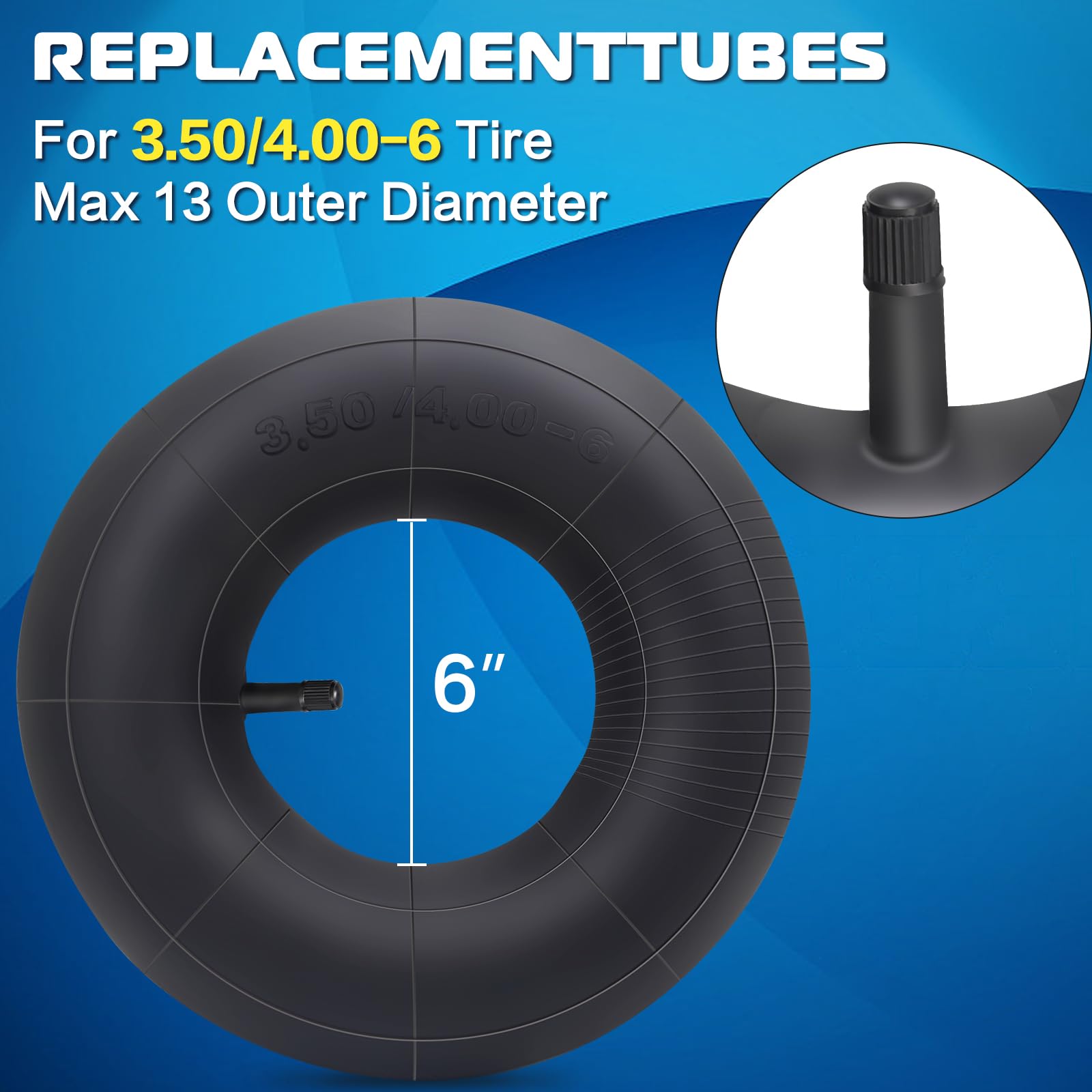 SIMEIQI lawn mower inner tube ready for quick installation