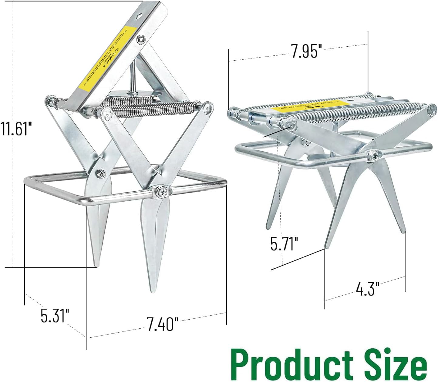 Simfelice mole traps reusable design lowers ongoing lawn care costs
