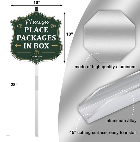 SImkha 28-inch stake supports stable, weather-ready outdoor placement.