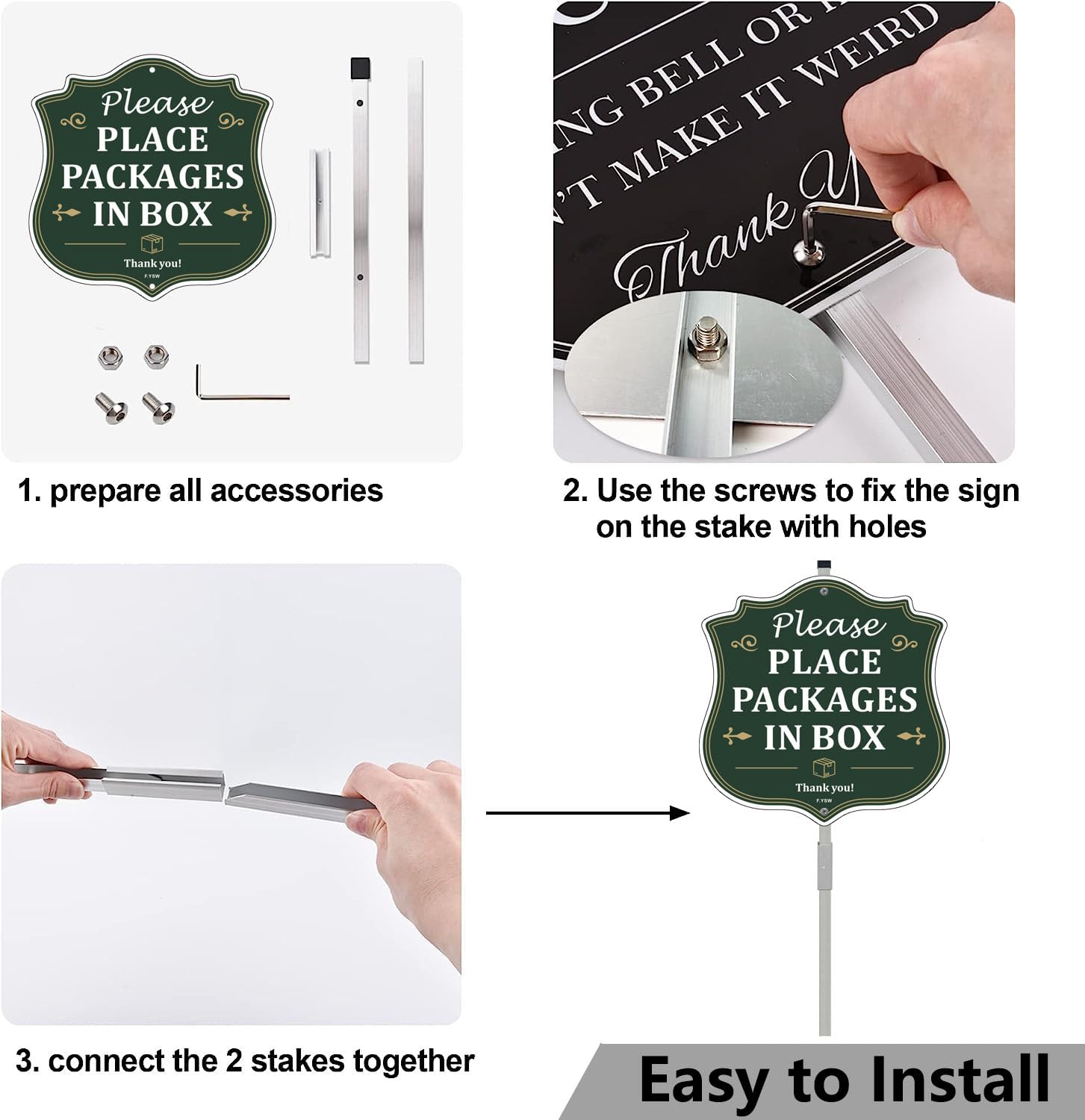 SImkha two-part installation enables quick, tool-free installation.
