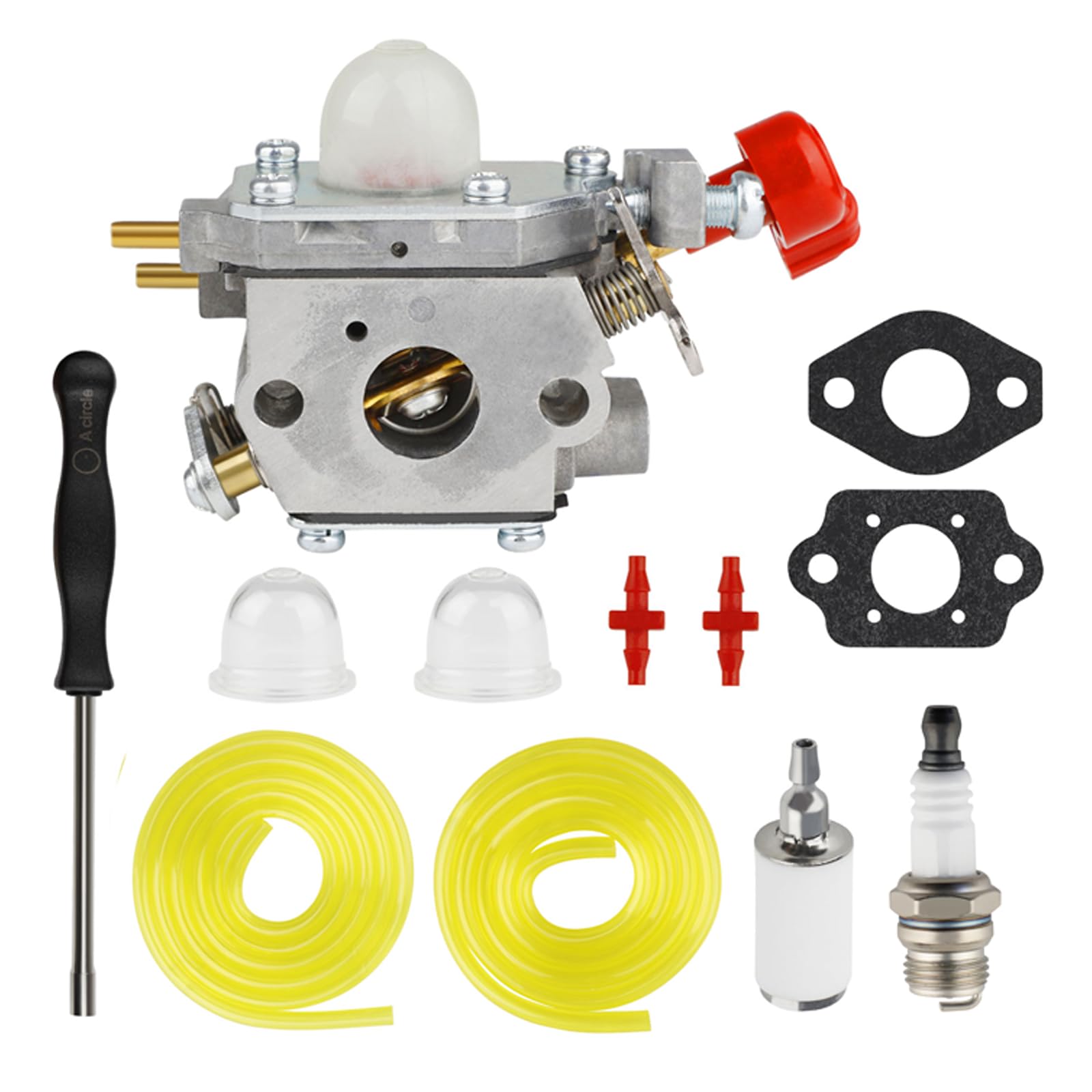 SIMPERAC 753-06288 carburetor front view shows compact direct-fit design for Craftsman engines