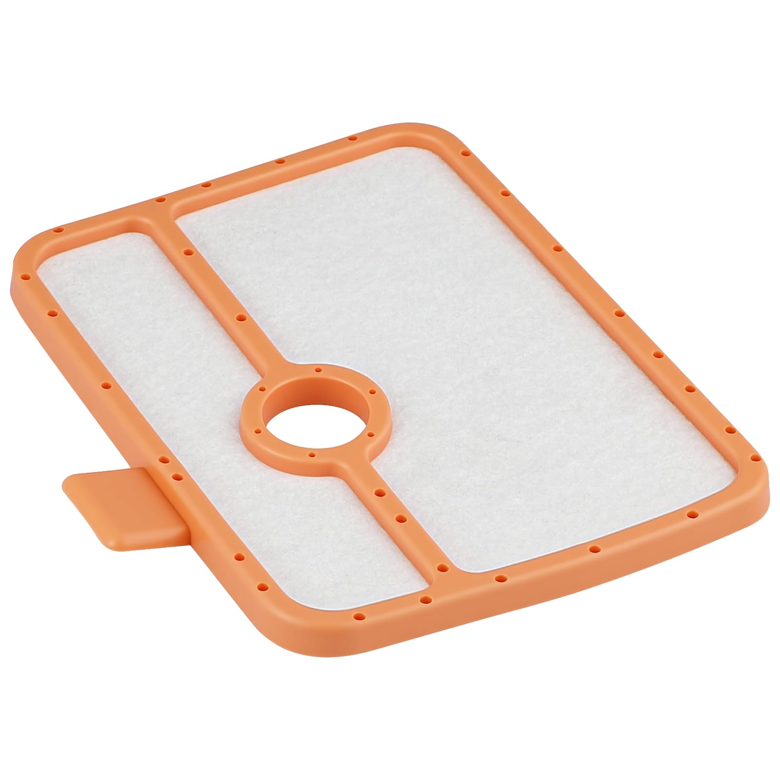 Durable construction designed for reliable dust filtration during cleanup