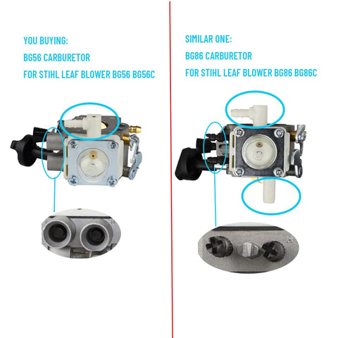 SIMPERAC BG56 carburetor close-up highlighting precise machining