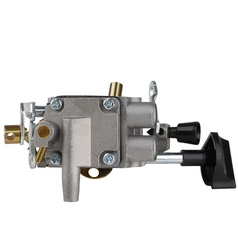 SIMPERAC BR600 carburetor in Stihl blower demonstrates straightforward replacement.