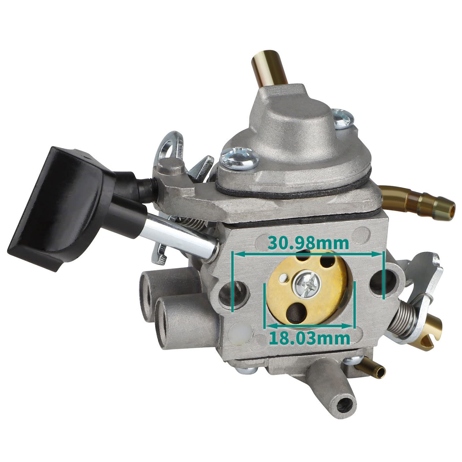 SIMPERAC BR600 carburetor with air filter ensures cleaner air intake.