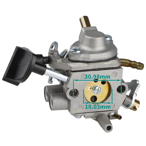 SIMPERAC BR600 carburetor with air filter ensures cleaner air intake.
