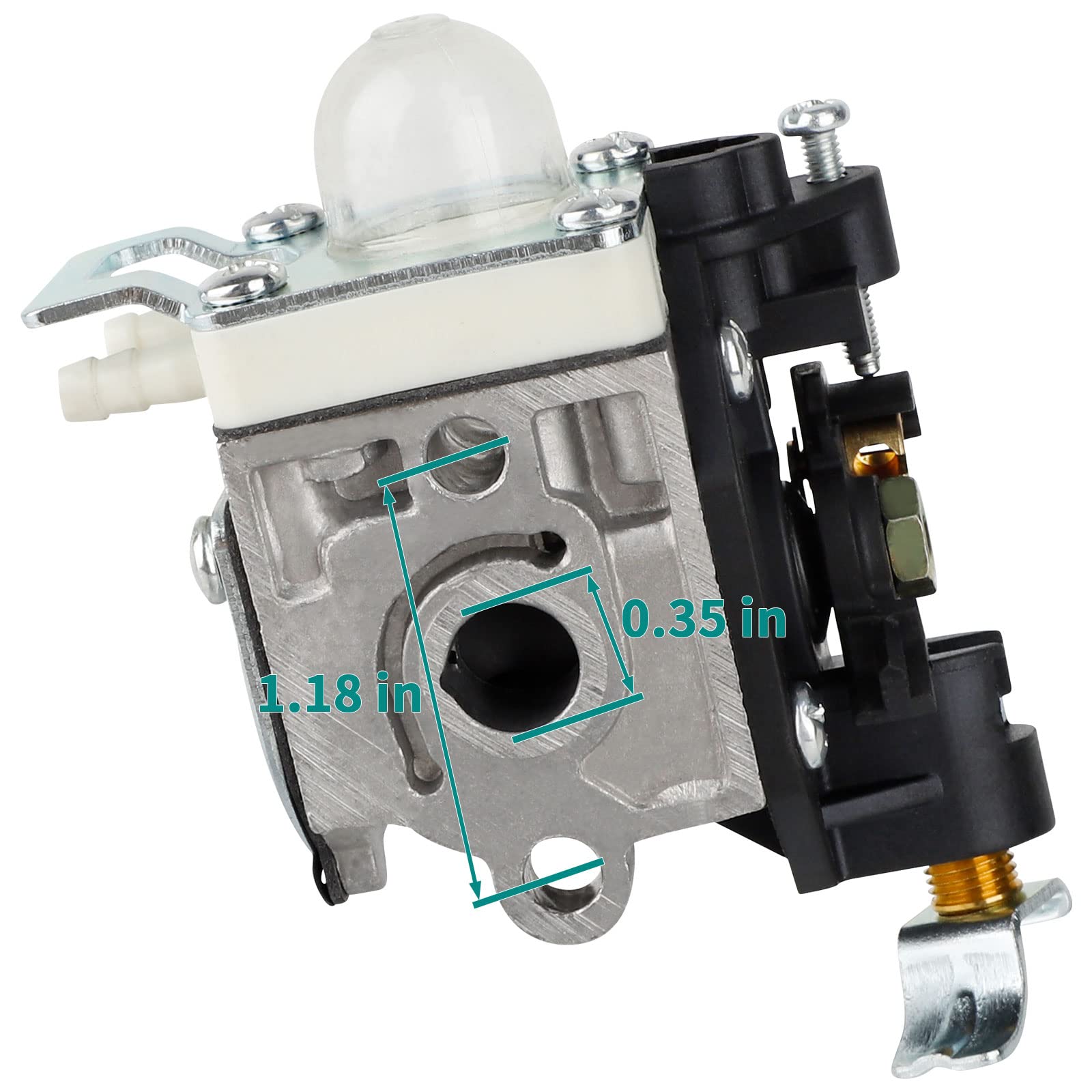 SIMPERAC carburetor for Echo PB-255 delivers reliable throttle response during leaf clearance