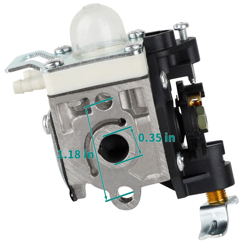 SIMPERAC carburetor for Echo PB-255 delivers reliable throttle response during leaf clearance