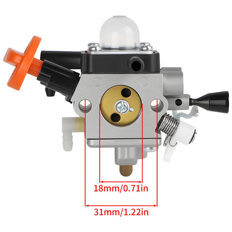 SIMPERAC FS91R carburetor with air filter included for clean fuel delivery