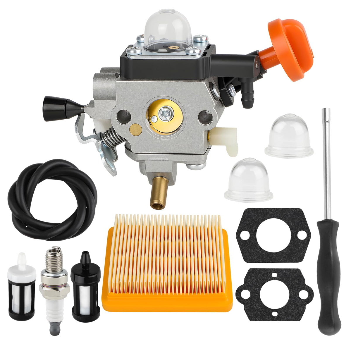 SIMPERAC FS91R carburetor front view for precise engine tuning