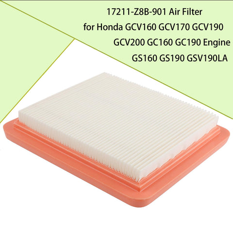 SIMPERAC GCV160 engine-filter-compatibility close-up shows precise OEM-style fit.