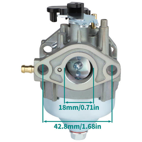 SIMPERAC GCV170 carburetor back view, compatible with multiple GCV170 models.