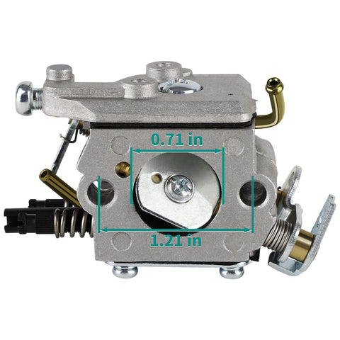 SIMPERAC 322C and 323L carburetor upgrade supports reliable engine idling and power delivery