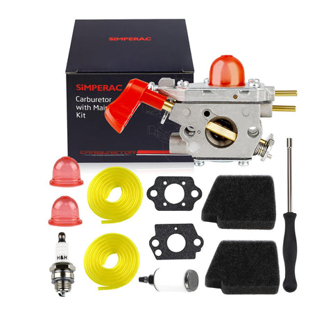 SIMPERAC Poulan BVM200FE carburetor body improves blower performance and easy installation