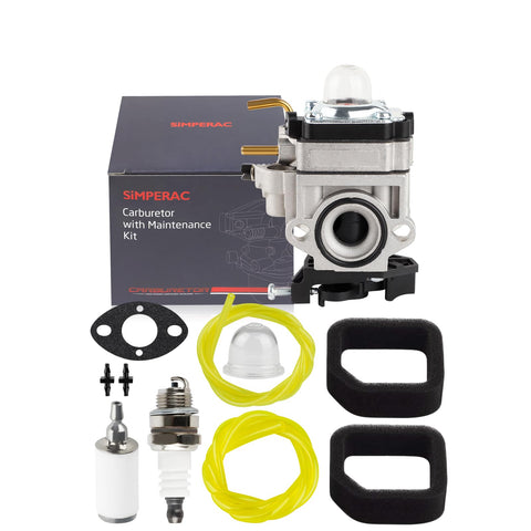 Simperac RY25AXB carburetor close-up showing fit and easy installation.