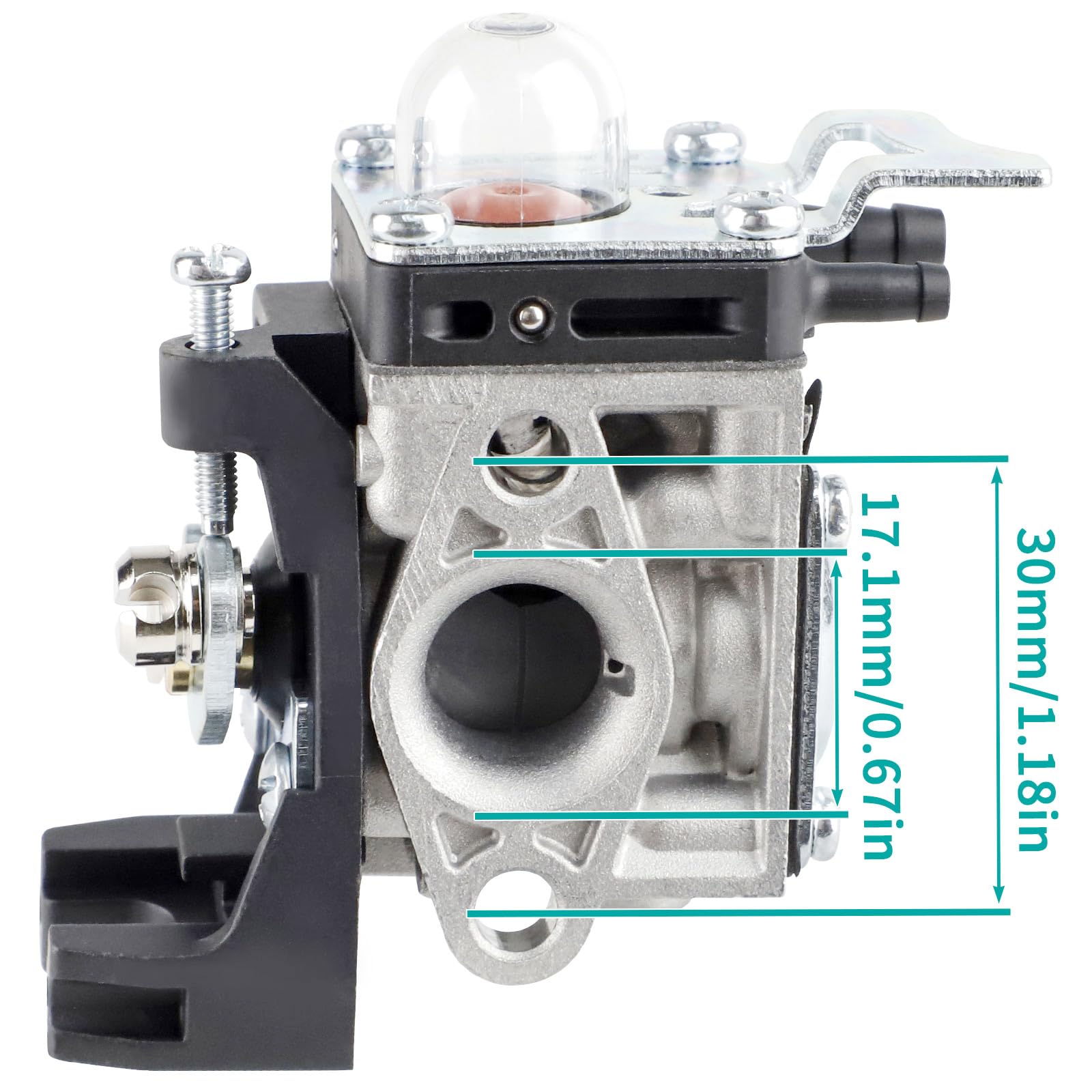 Simperac SRM 2620 carburetor packaged image with complete kit.