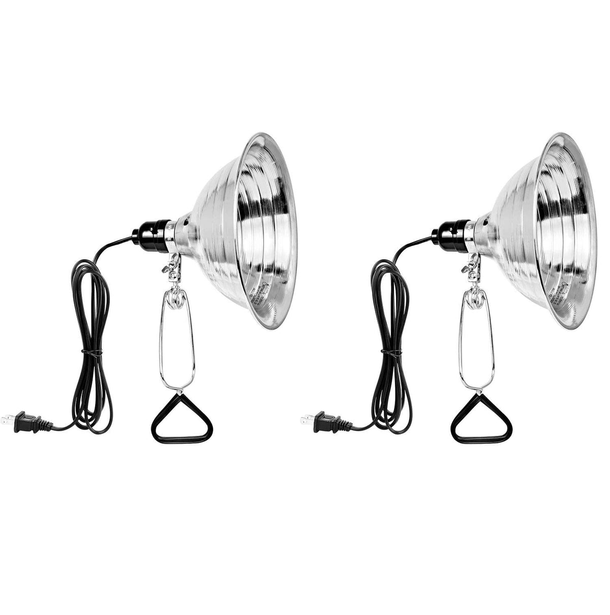 Simple Deluxe clamp light with 8.5 inch reflector for seedlings.