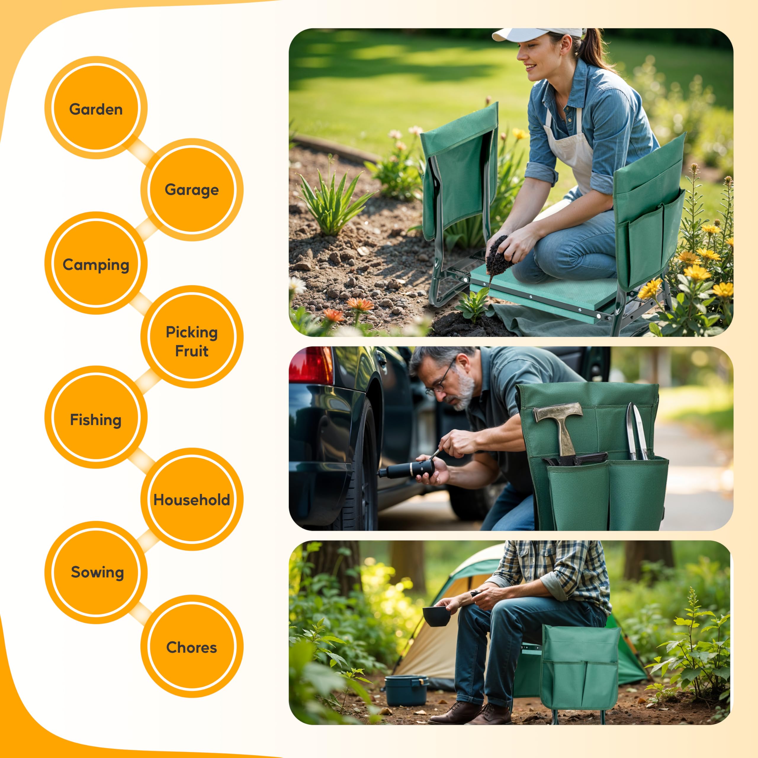 Gift-ready Simple Deluxe garden kneeler for Arbor Day and outdoor lovers.