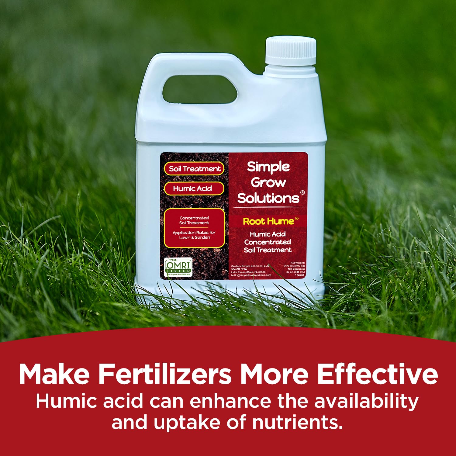 Simple Grow Solutions Root Hume for citrus enhances soil life and tree vigor.