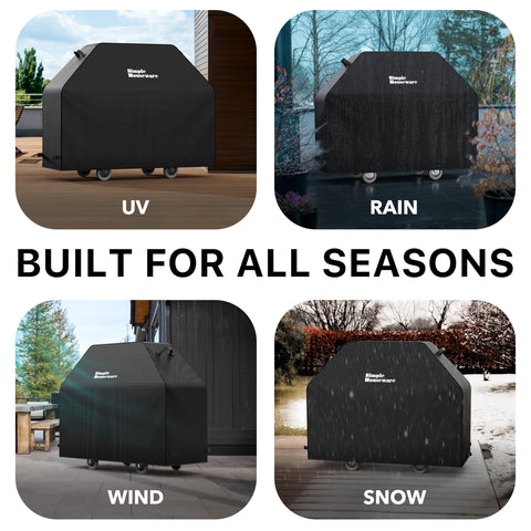 Simple Houseware waterproof grill cover durable exterior for outdoor use