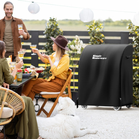 Simple Houseware grill cover for easy cleaning and quick drying