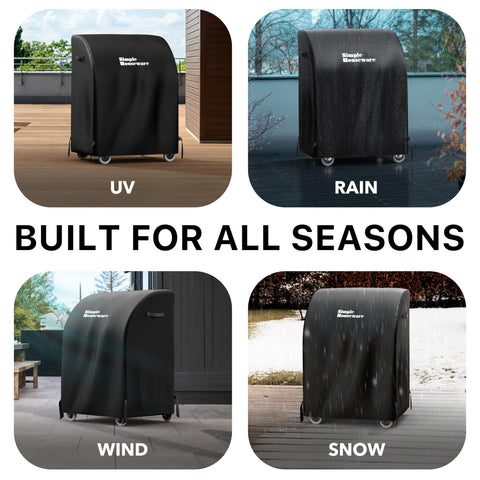 Simple Houseware grill cover with waterproof exterior for rain protection