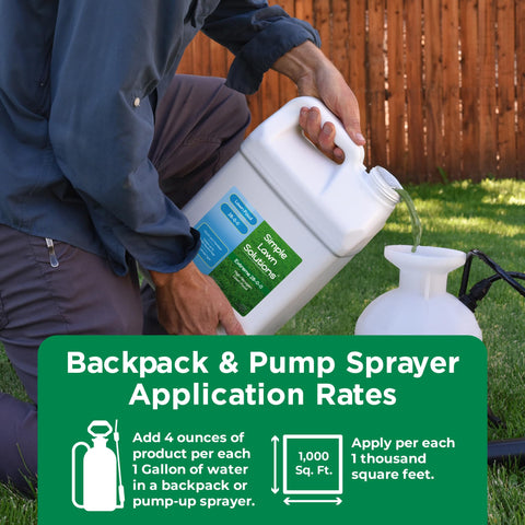 Simple Lawn Solutions 28-0-0 professional-grade fertilizer for commercial lawns.