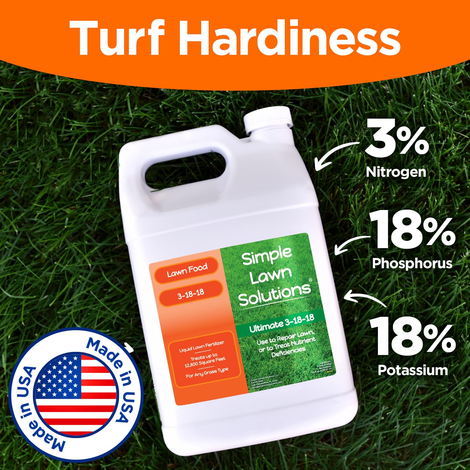 Product works on all warm-season and cool-season grasses.