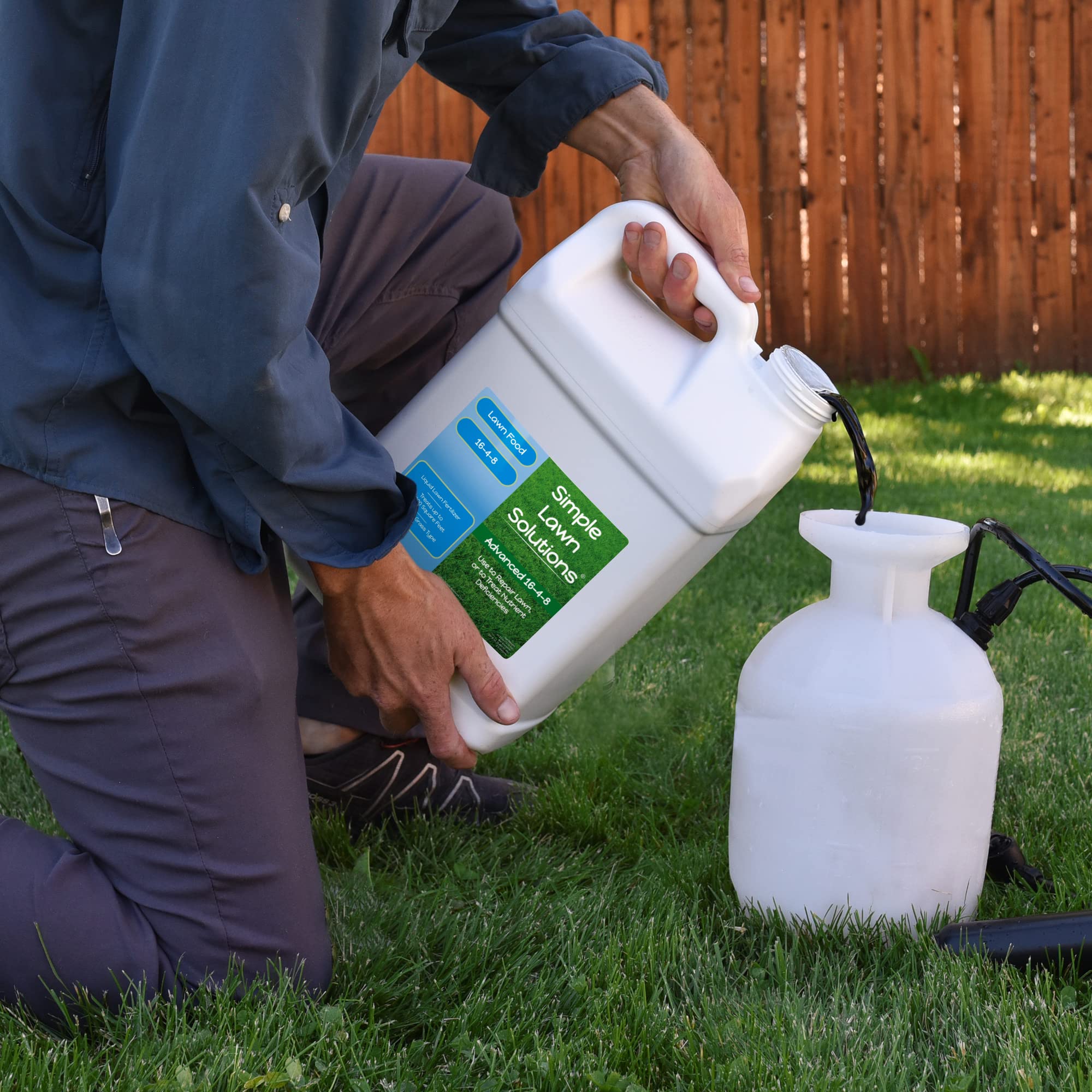 Works on any grass type with balanced nutrition for lawn vitality