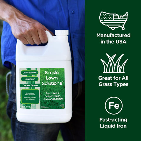 Chelated micronutrients iron and manganese support plant uptake.