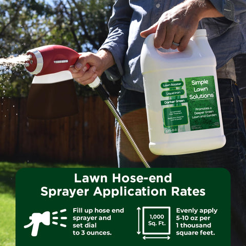 Professional use on turf field with liquid iron product.