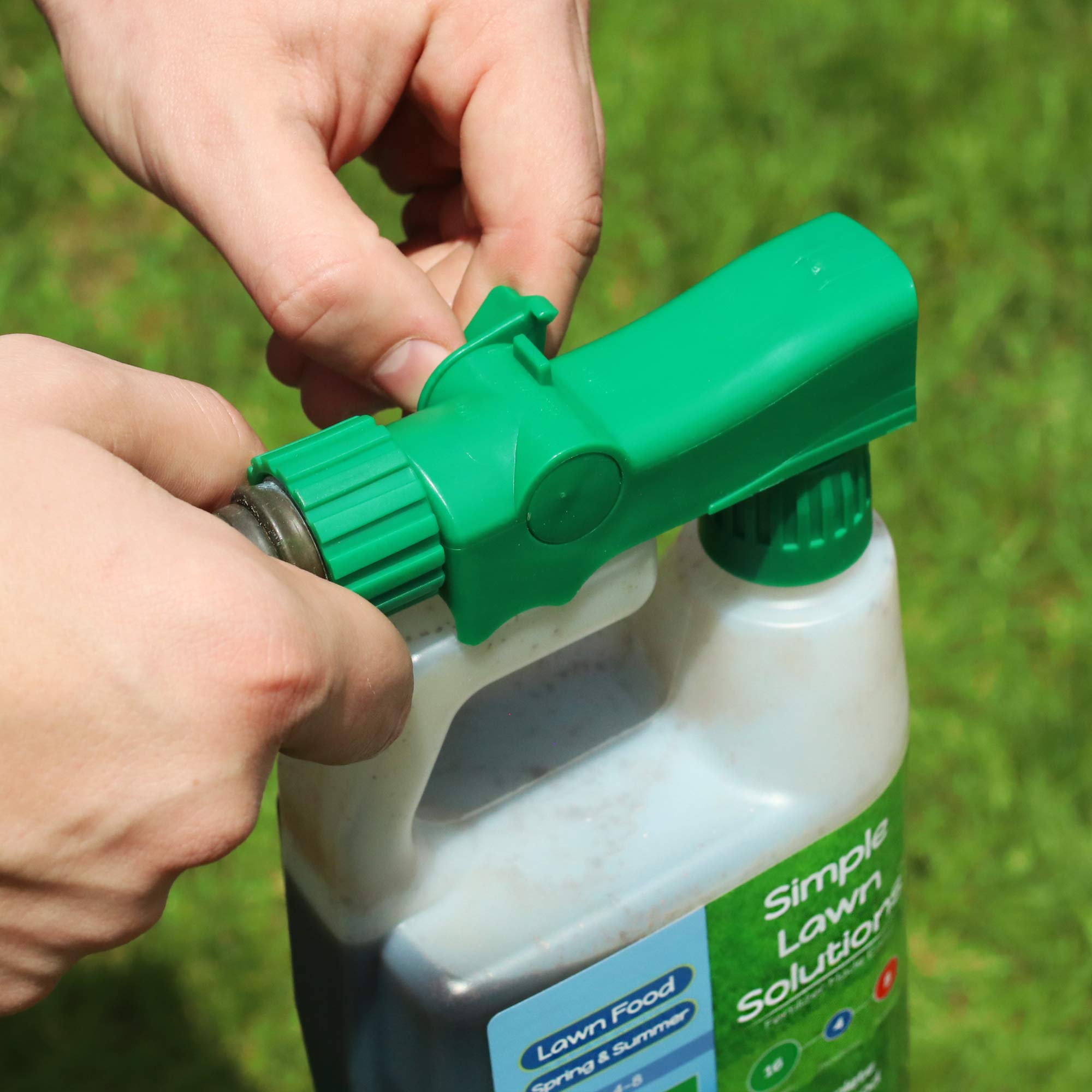 Concentrated formula from Simple Lawn Solutions reduces fertilizer use.