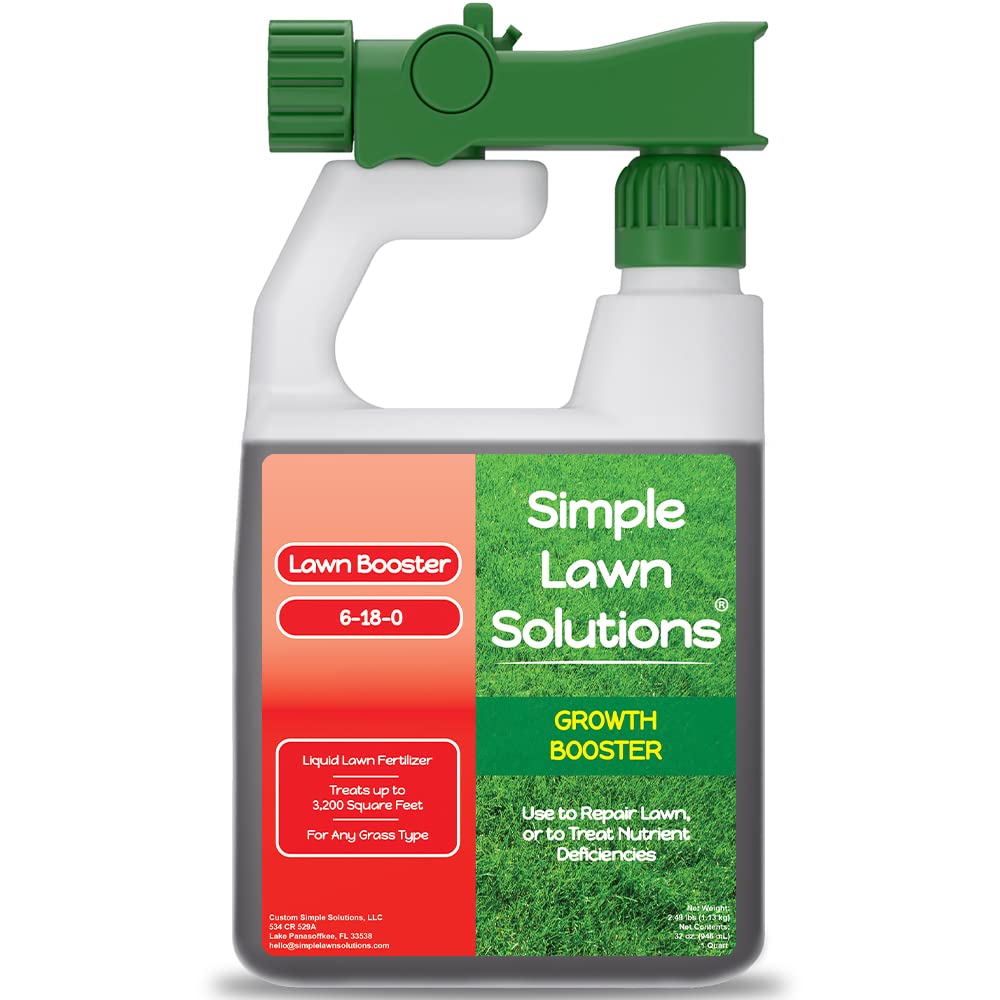 Simple Lawn Solutions Extreme Grass Growth bottle pour enhances nutrient delivery