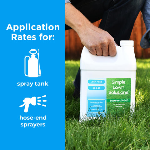 Simple Lawn Solutions fish and kelp nutrients support turf vigor.