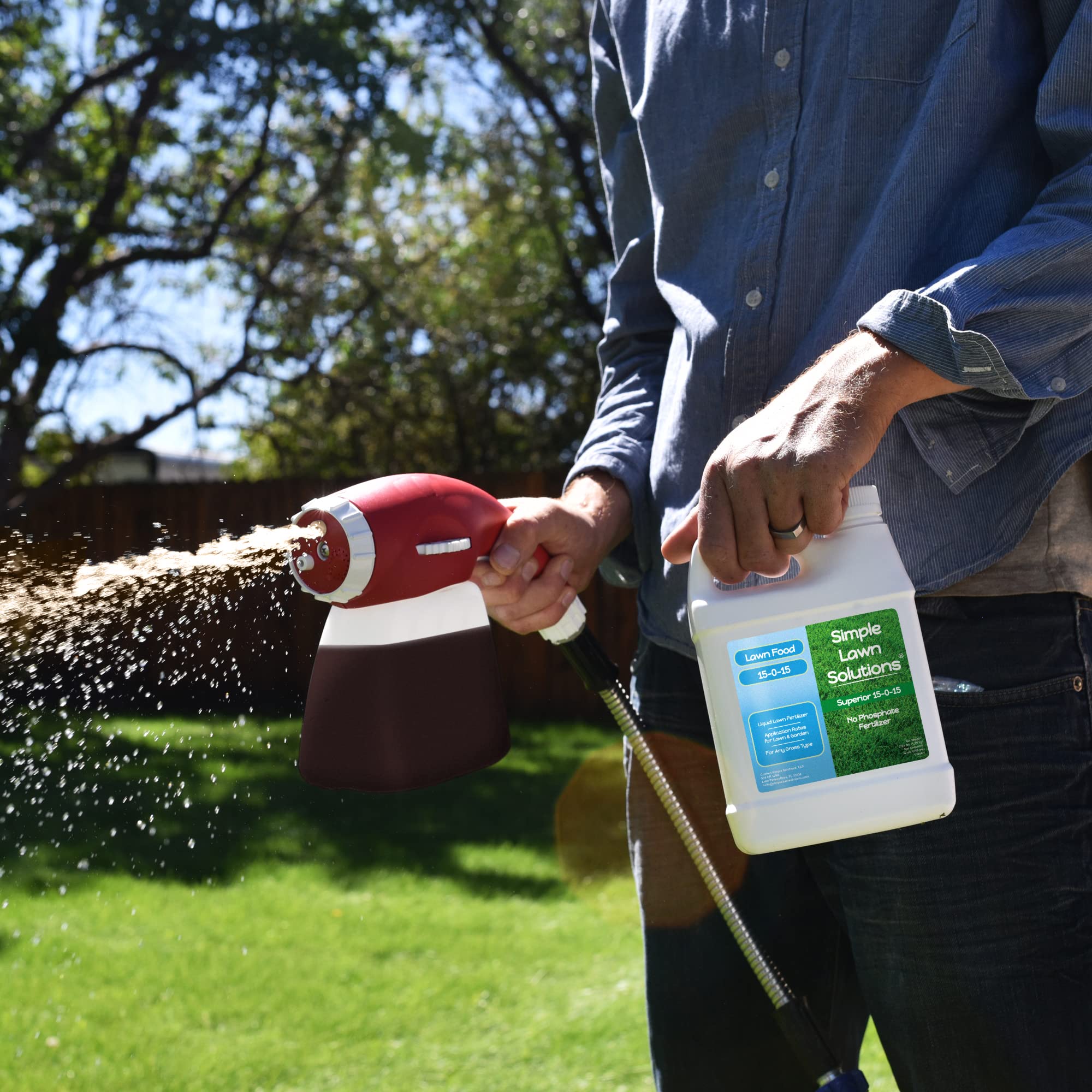 Simple Lawn Solutions kelp-seaweed component noted for natural growth boost.