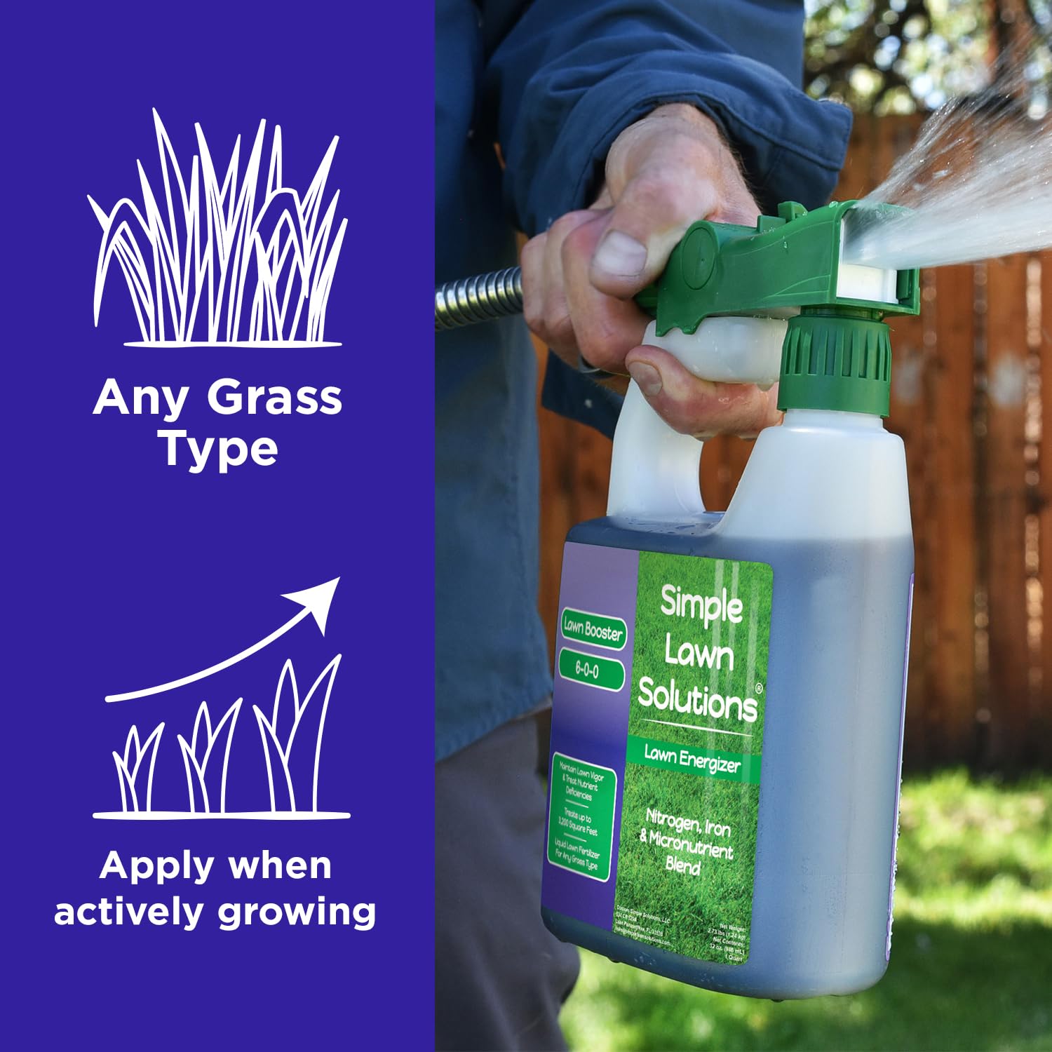 Coverage up to 3,200 square feet shown with ready-to-use sprayer