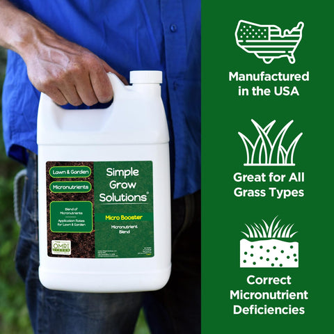 Simple Lawn Solutions Micro Booster used on tomatoes and vegetables.