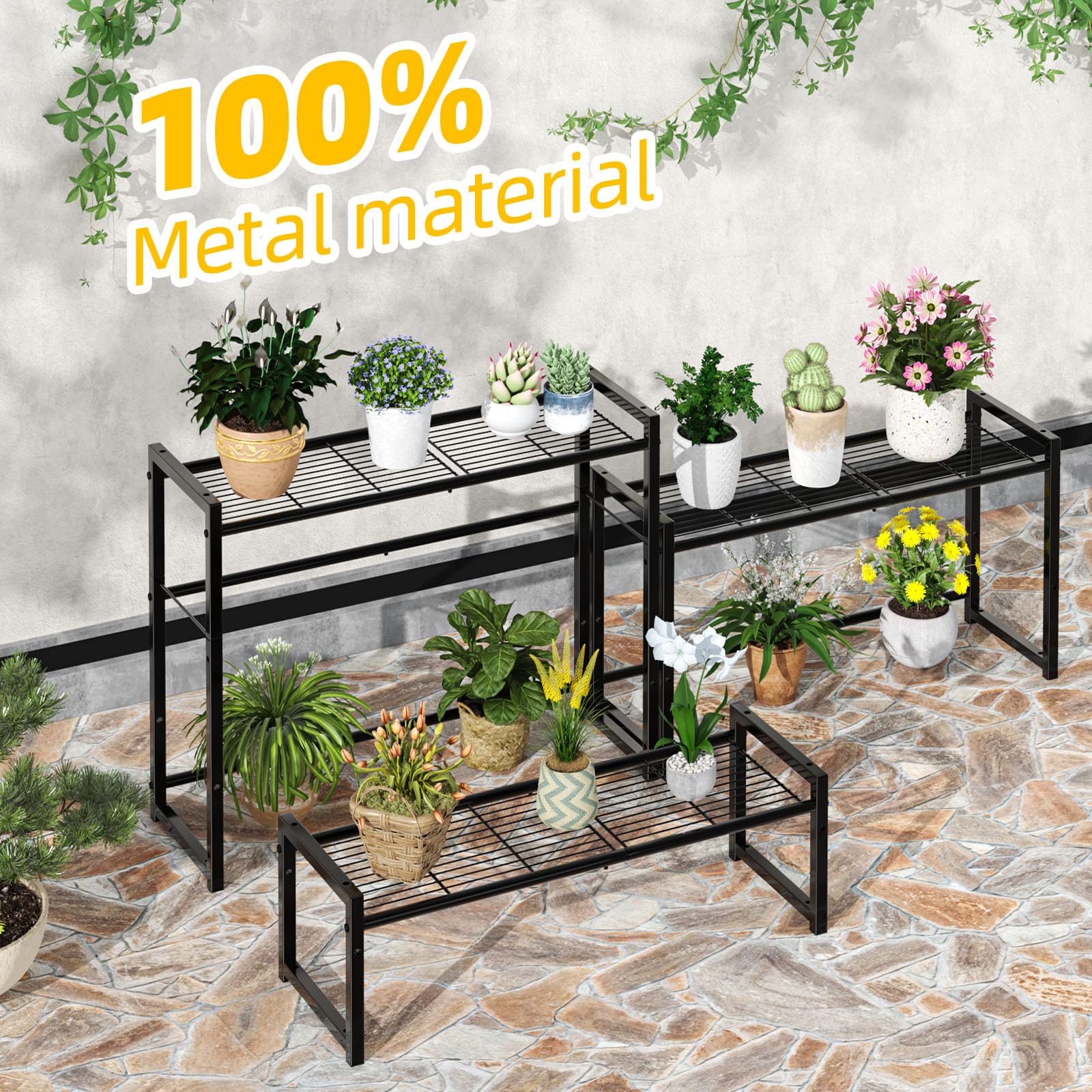 Simple Trending display rack includes non-slip feet to protect floors.