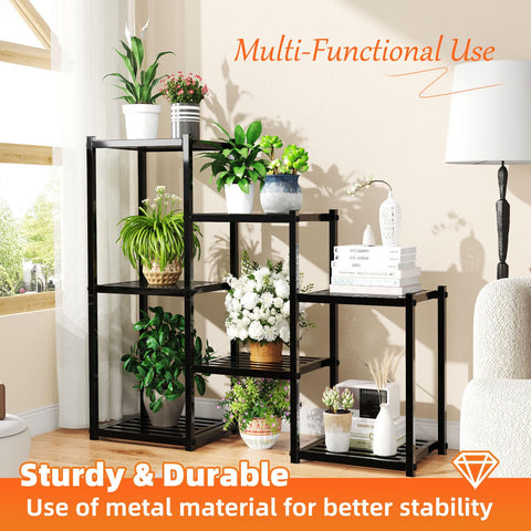 Simple Trending sturdy metal plant rack supports heavy pots up to 240 lbs