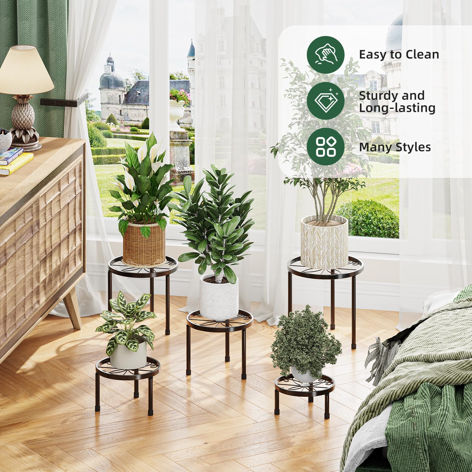 Simple Trending multipurpose stand for indoor and outdoor use.