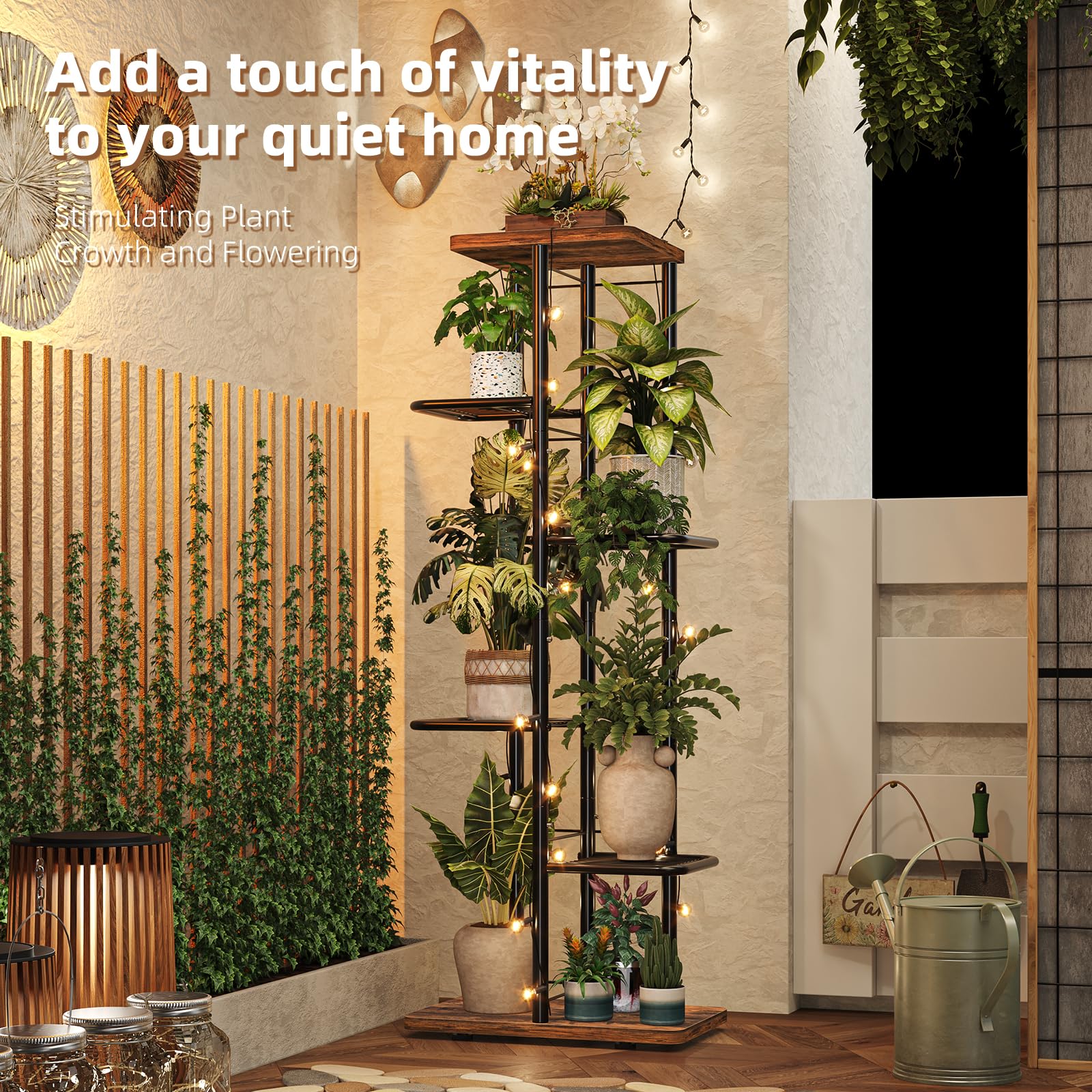 Corner-friendly Simple Trending plant shelf elevates greenery while saving space