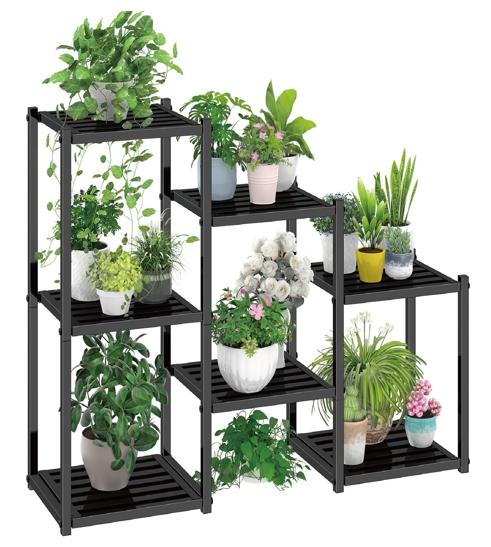 Simple Trending plant stand 7 tier design showcases plants beautifully indoors and outdoors