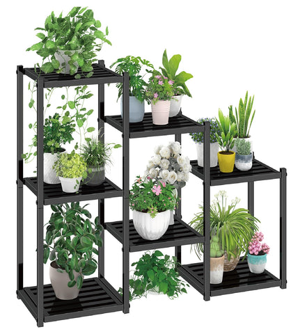 Simple Trending plant stand 7 tier design showcases plants beautifully indoors and outdoors