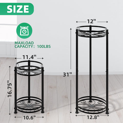 Versatile storage rack doubles as plant display and home organization.