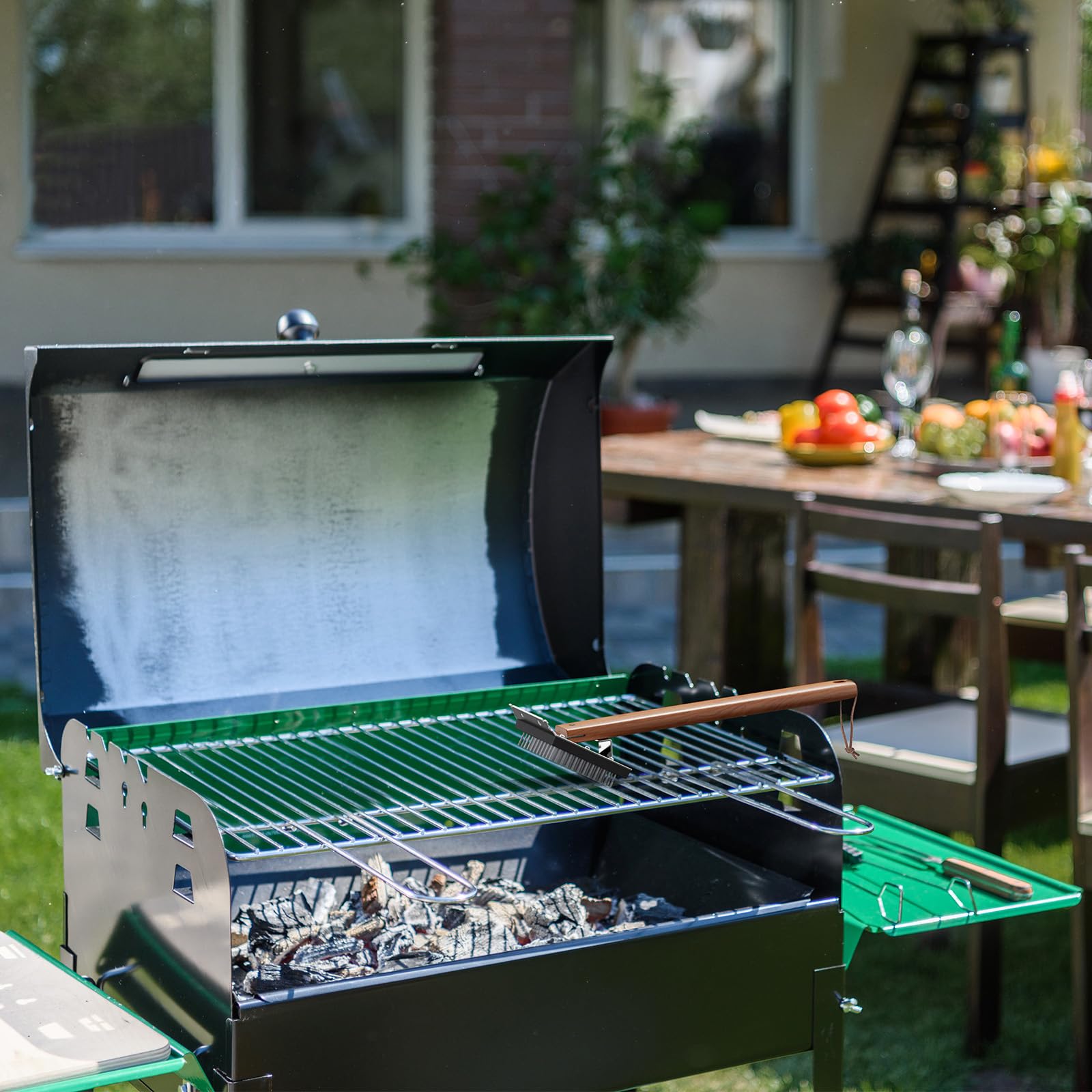 SIMPLETASTE upgraded BBQ tool for thorough grill grate maintenance
